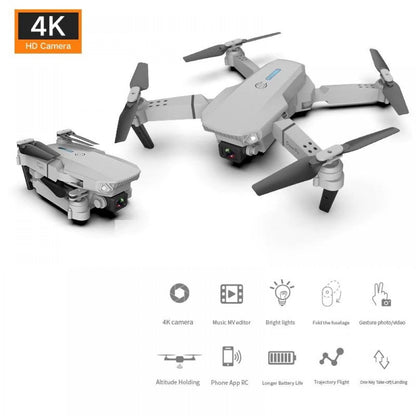 wayauraFit Pro RC Mini Drone 4K Camera Foldable Aerial Photography Quadcopter With Fixed Height And Stiff Remote Control Aircraft