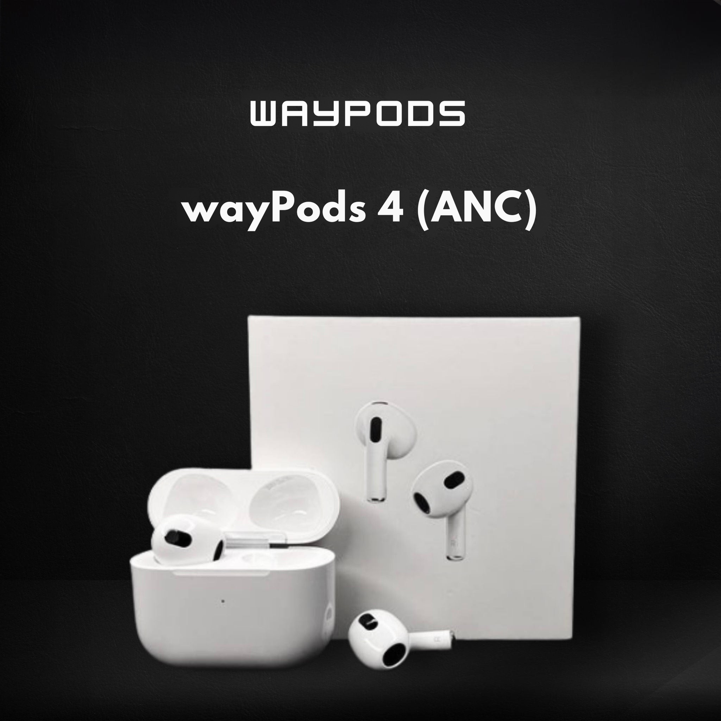 wayauraPods4 – ANC, Spatial Audio, Wireless Charging, 30 Hours Battery Life | 100% Hassle-Free Warranty