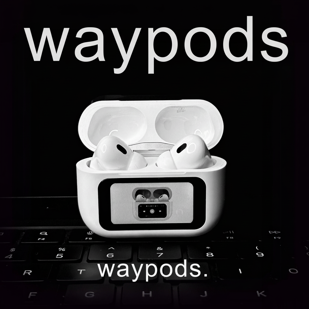 wayauraPods Screen 2 – Premium Wireless Earbuds with Touch Display, ANC, and GPS Tracking