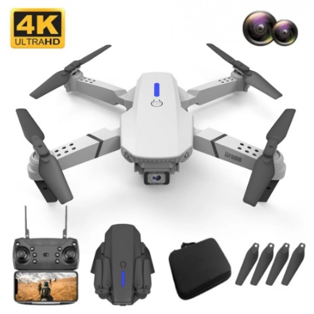 wayauraFit Pro RC Mini Drone 4K Camera Foldable Aerial Photography Quadcopter With Fixed Height And Stiff Remote Control Aircraft