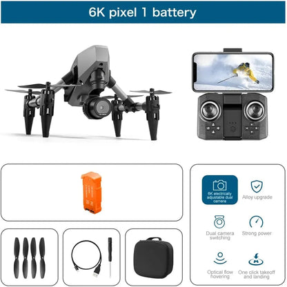 wayauraFit SkyLite 4K | Compact Toy Drone with Brushless Motors, Foldable Design & Smart Flight Features